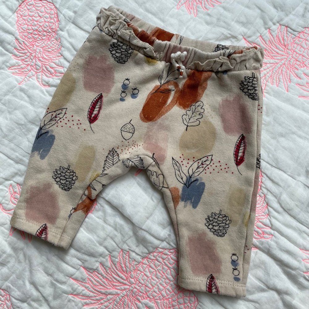 Baby Zara abstract floral pants